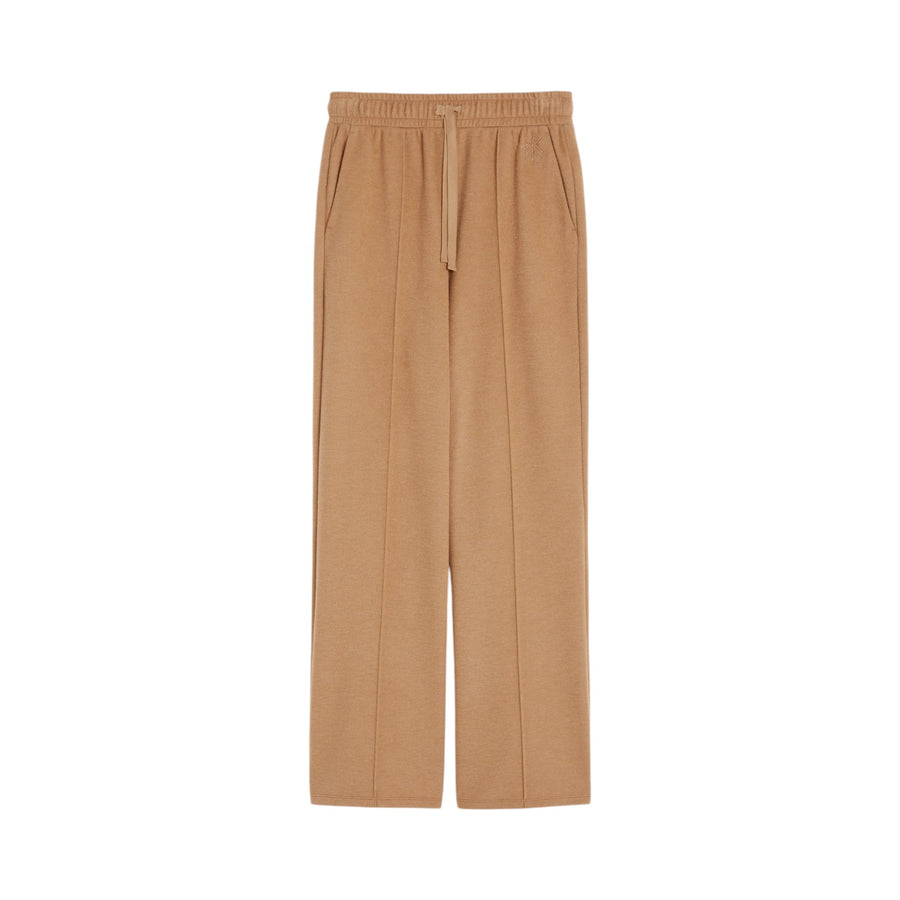 Pantalone donna in jersey di lana e cotone