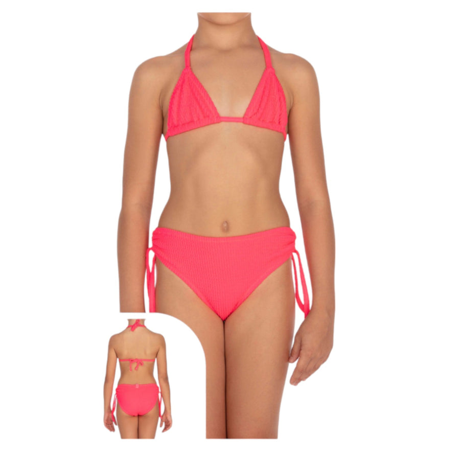 Bikini triangolo con slip fisso bimba