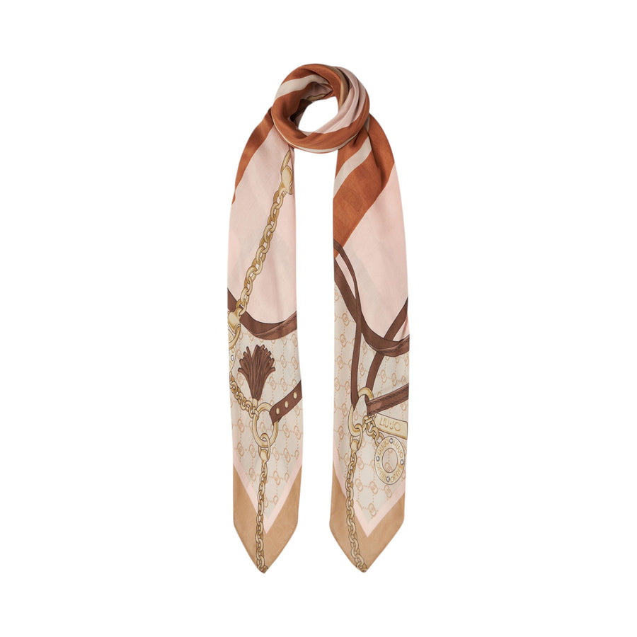 Foulard donna con stampa