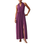 Abito donna lungo in lurex