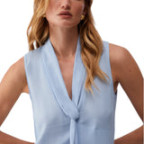Top donna in georgette