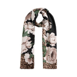 Stola donna animalier floreale