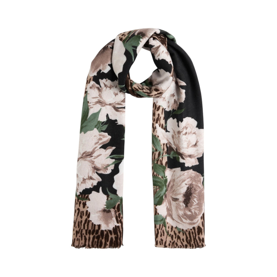 Stola donna animalier floreale