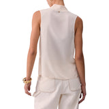 Top donna in georgette