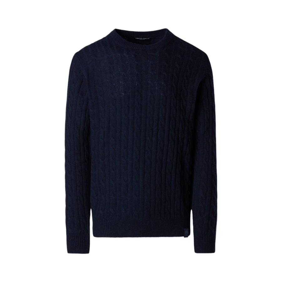 Maglione uomo in cashmere a trecce