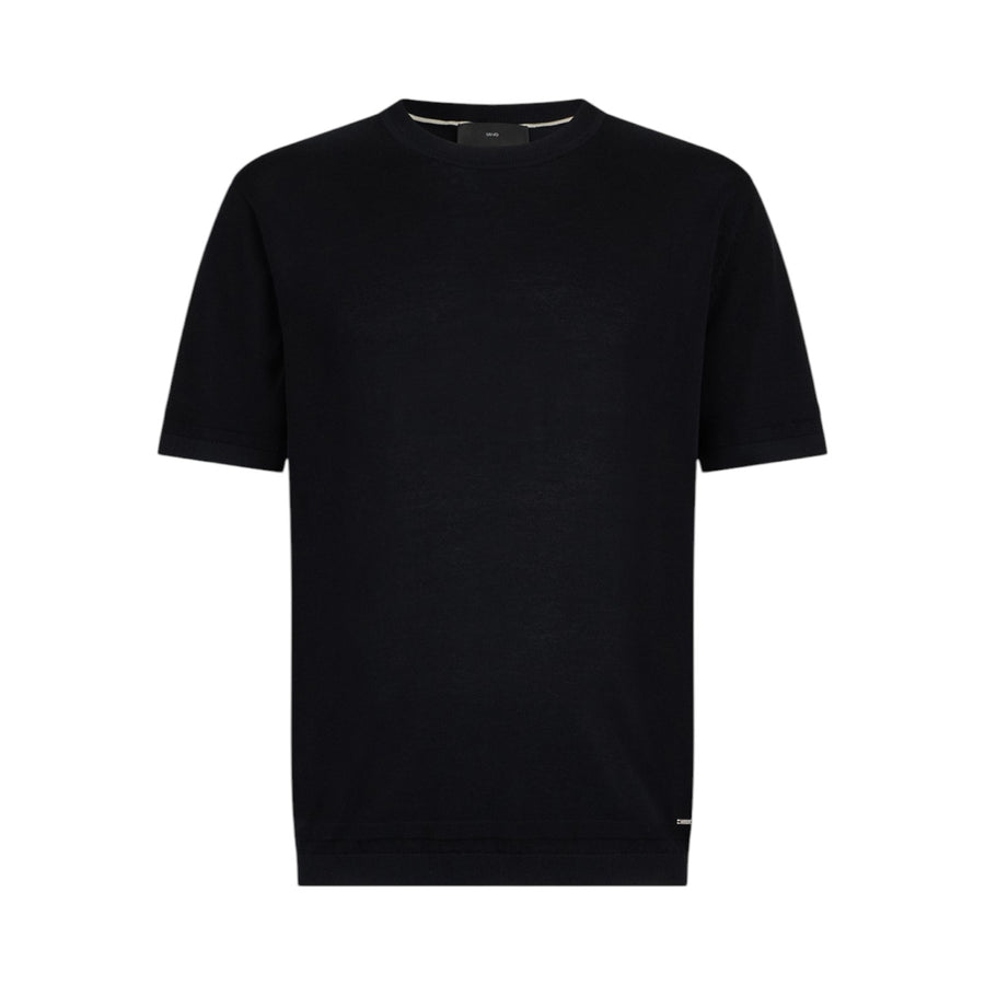 T-shirt nera da uomo