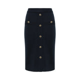 Gonna donna in maglia misto viscosa