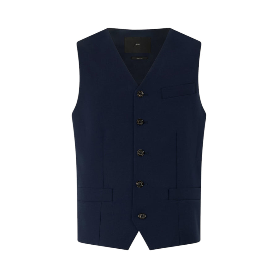 Gilet blu da uomo