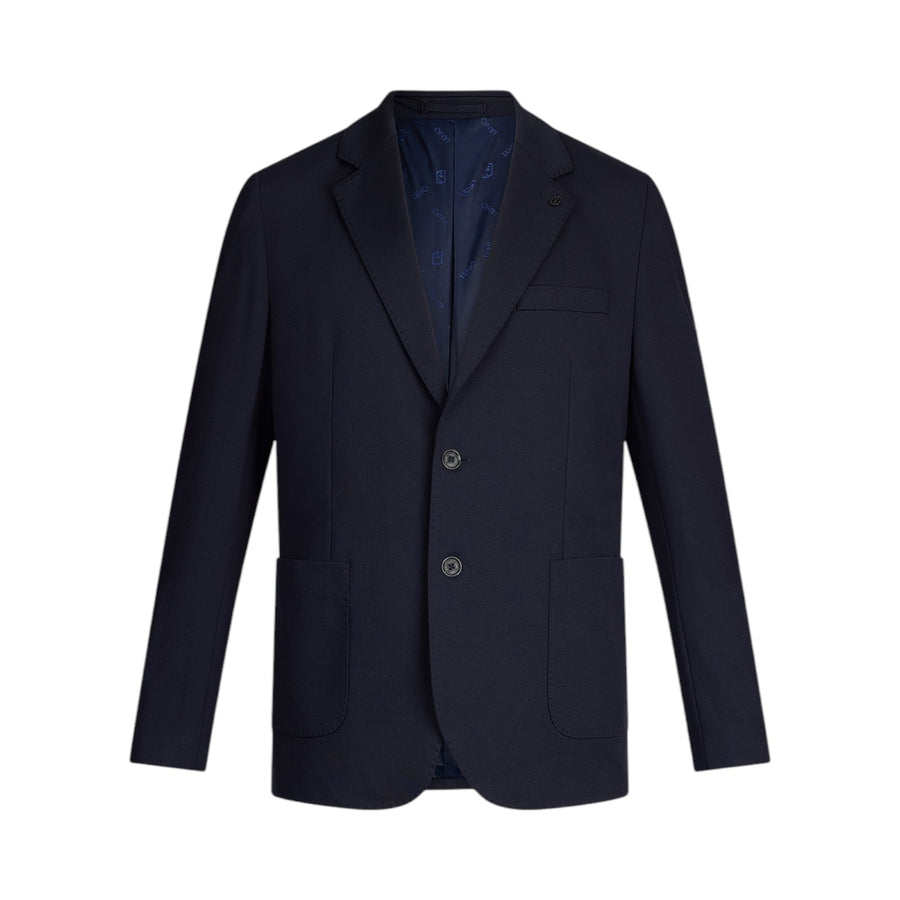 Blazer blu scuro da uomo