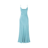 Abito donna slipdress lungo in satin