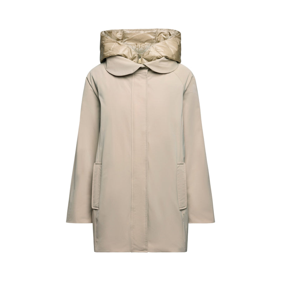 Piumino donna layering