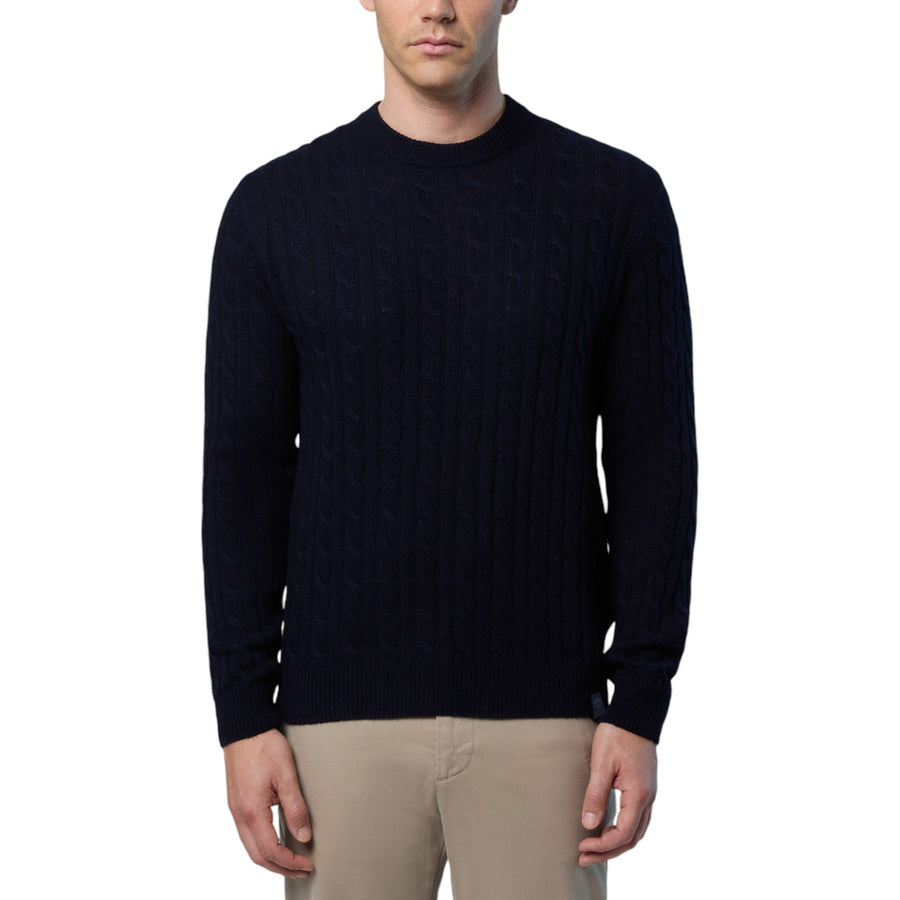 Maglione uomo in cashmere a trecce