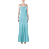 Abito donna slipdress lungo in satin