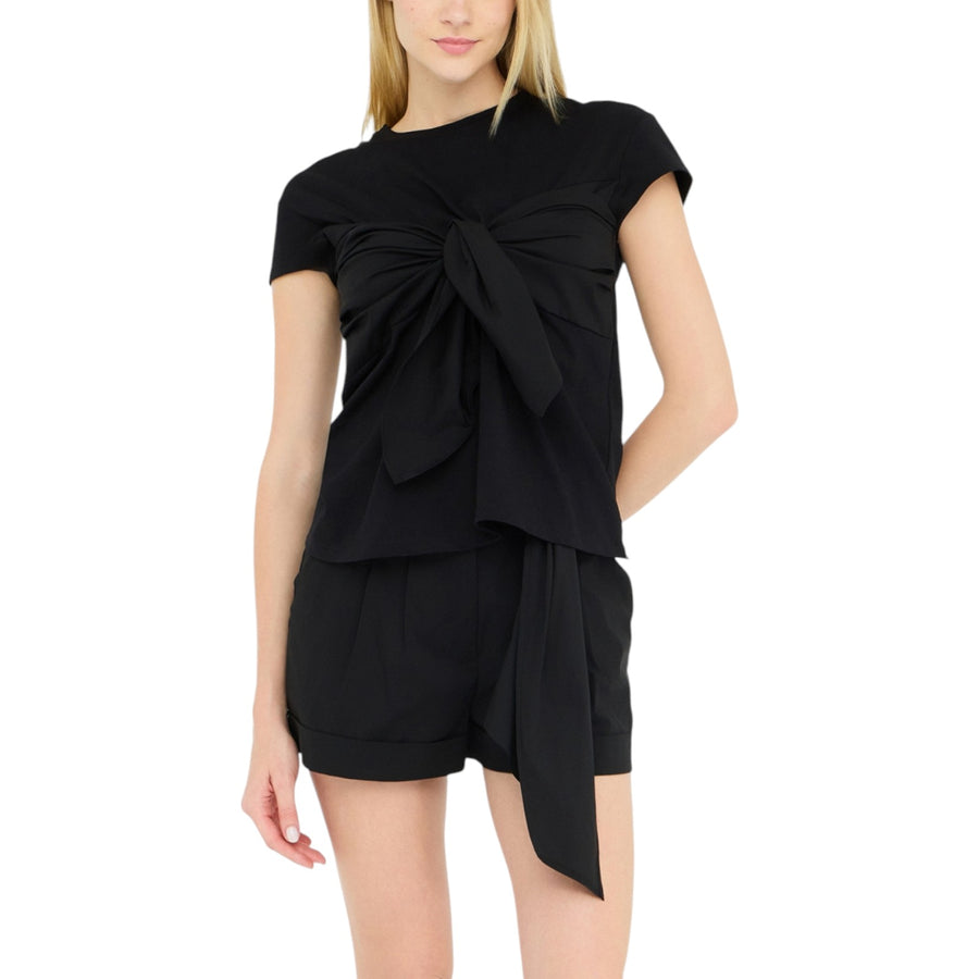 T-shirt donna con fiocco