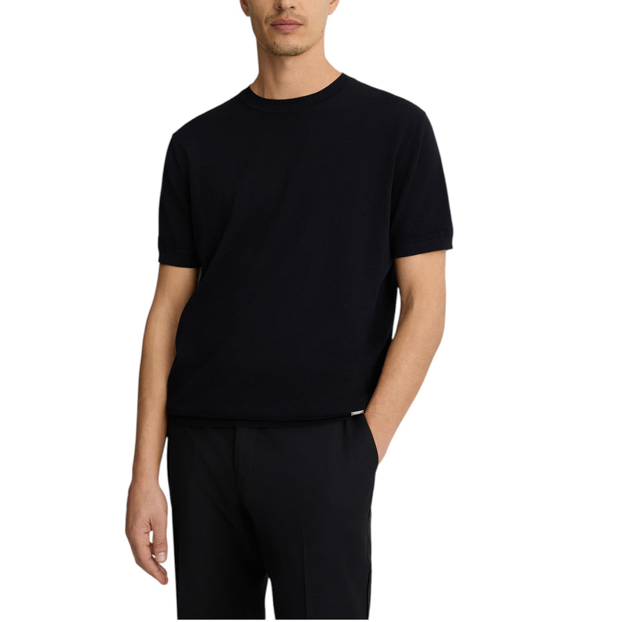 T-shirt nera da uomo