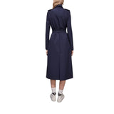 Trench donna con fibbia in nylon bielastico