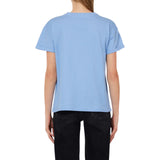 T-shirt donna con ricamo a jour