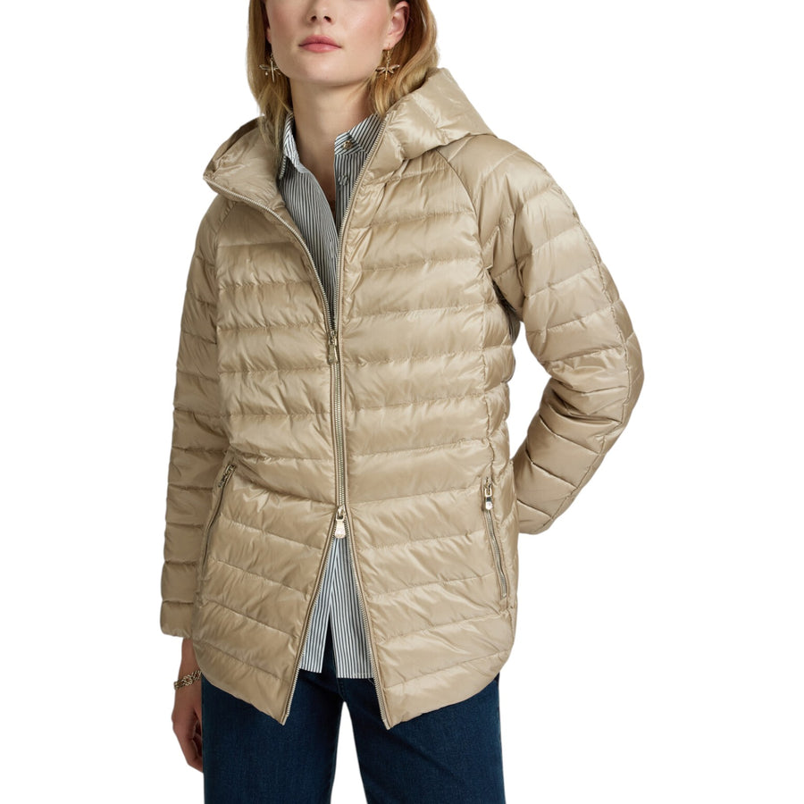 Piumino donna layering