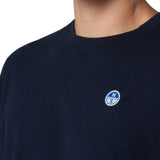 T-shirt uomo con patch logata