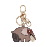 Portachiavi donna con elefante