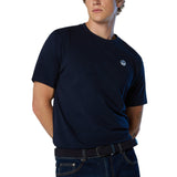 T-shirt uomo con patch logata