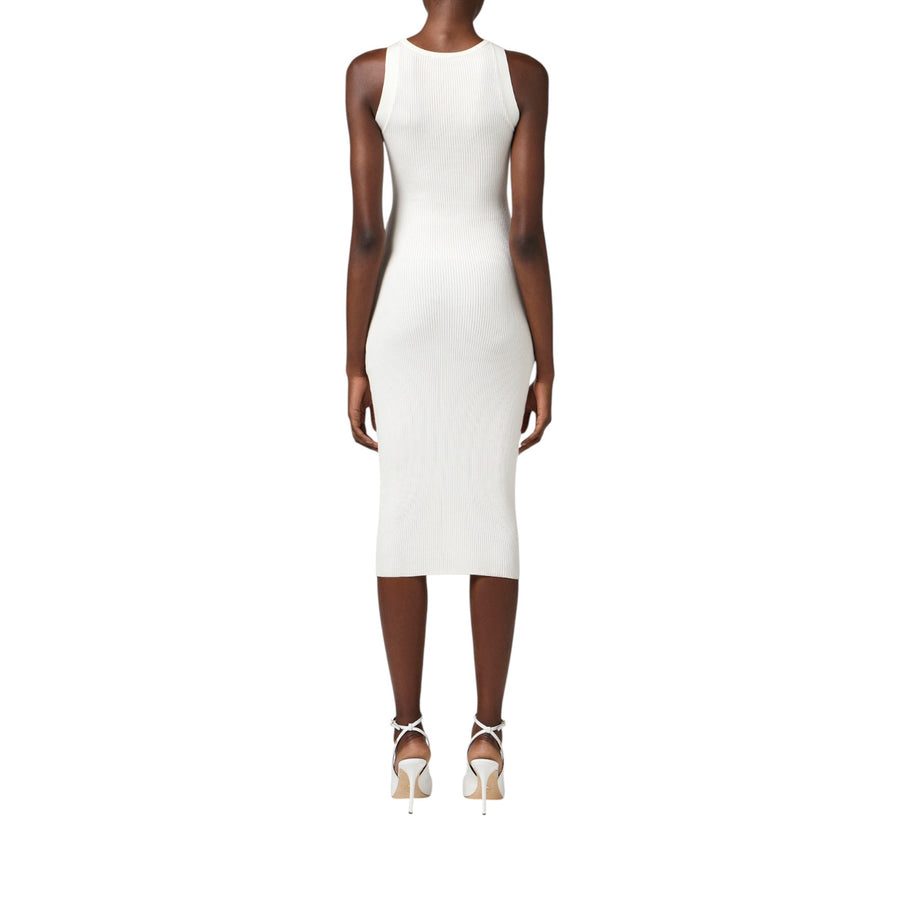 Abito donna a costine con cut out