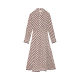 Abito donna chemisier con stampa