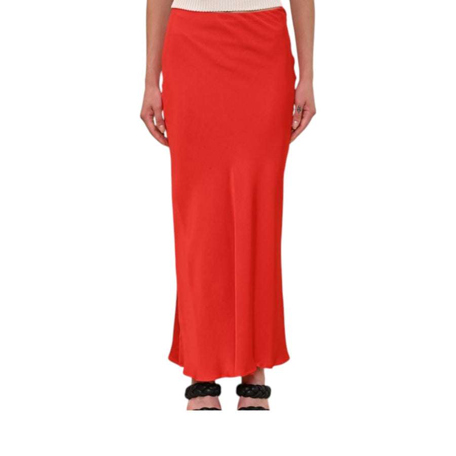 Gonna donna midi in raso