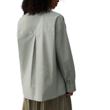 Camicia donna oversize con ricamo
