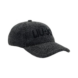 Cappello donna baseball in lana con logo