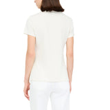 T-shirt donna con stampa laminata