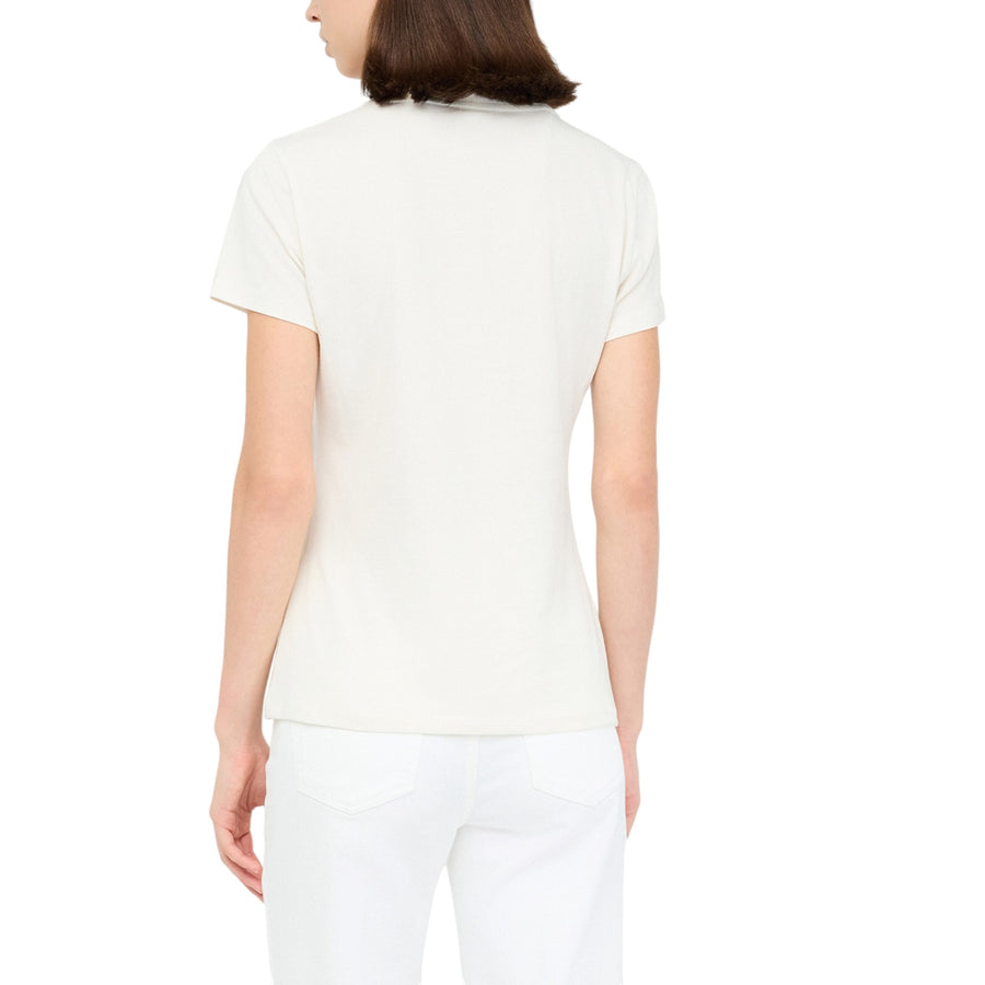 T-shirt donna con stampa laminata