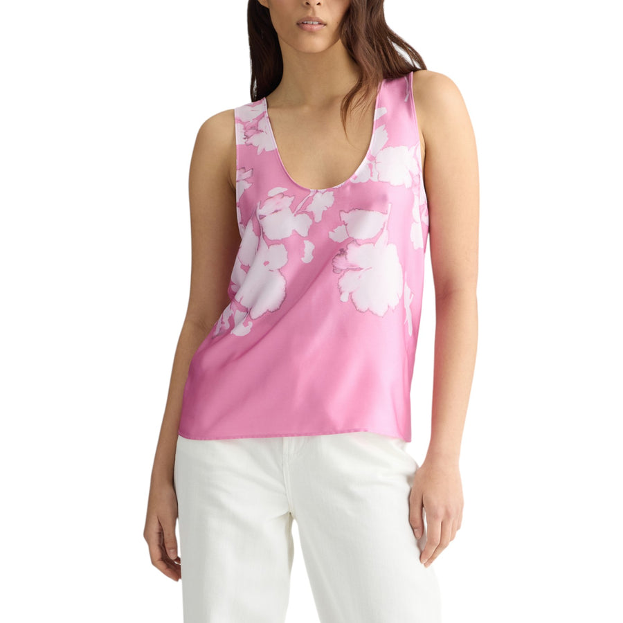 Top donna a fiori