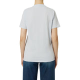 T-shirt donna in jersey di cotone con collana