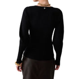 Maglia donna con maniche balloon