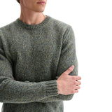 Maglia uomo girocollo moulinè