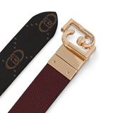 Cintura donna reversibile monogram