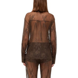 Camicia donna in pizzo