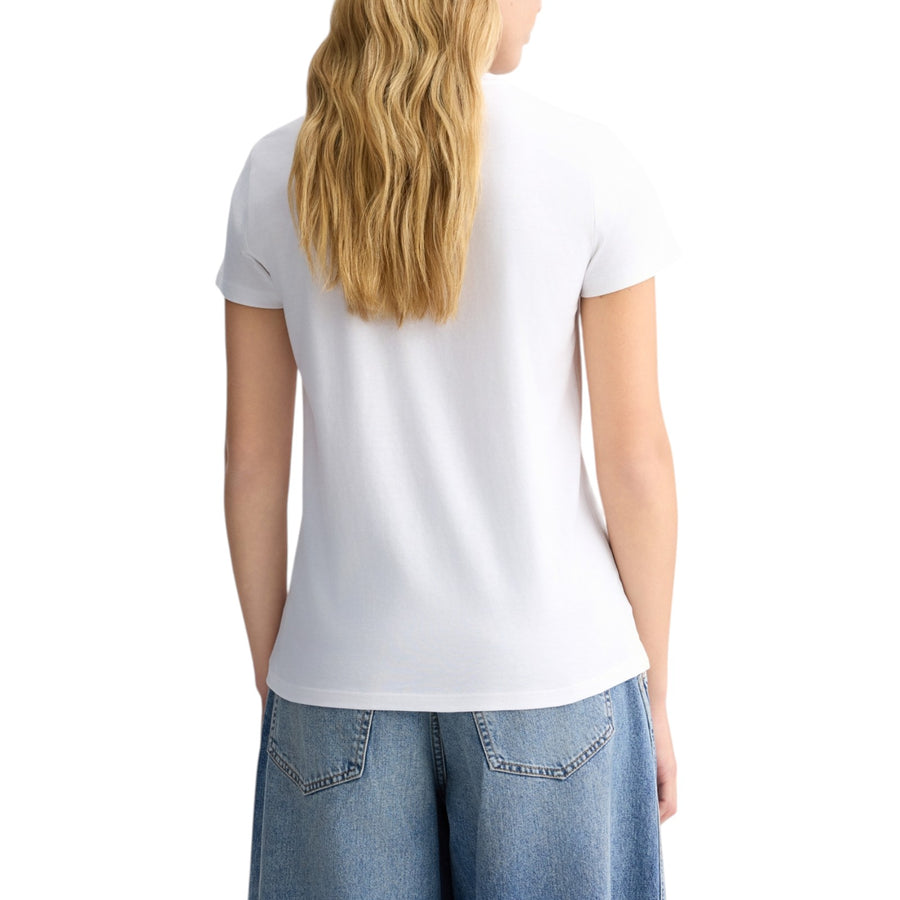 T-shirt donna con stampa floreale