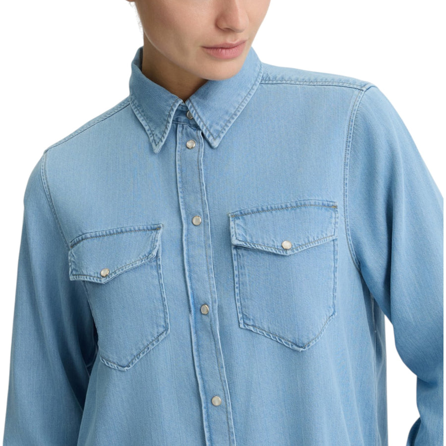 Camicia donna in denim