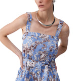 Abito donna lungo in popeline