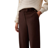 Pantaloni donna in misto lino