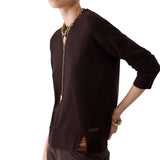 Maglia donna in misto lana