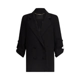 Blazer donna in envers satin