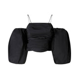 Top donna corto con maniche a palloncino