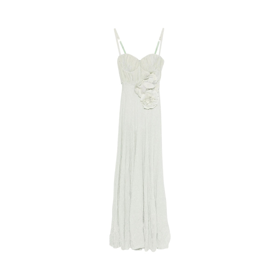 Abito donna Red Carpet in jersey lurex con fiore ricamato