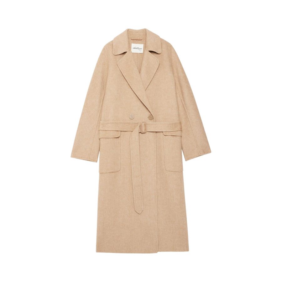 Cappotto donna lungo doppiopetto