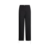Pantaloni donna jogging in nylon e raso
