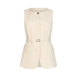 Gilet donna con cintura
