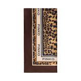 Foulard donna con stampa leopardata